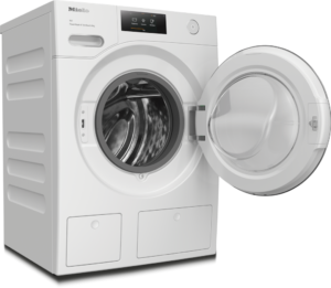 9kg Front-Load Washing Machine, 1600 rpm, Auto Detergent Dosing, Steam & WiFi, White - Image 3