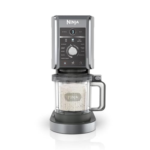 313xOnlXF9L.jpg Ninja CREAMi Deluxe Ice Cream Maker & Frozen Dessert Maker with 3 Tubs, 10 Functions, Makes Ice Cream, - Image 1