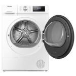 Freestanding Heat Pump Tumble Dryer – 9kg, Front Load, 15 Programs, Auto-Dry, Steam Refresh, Allergy Care, White (60cm) - Image 3
