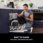 Ninja Air Fryer MAX PRO, 6.2L, Uses No Oil, Large Square Single Drawer, Roast, Bake, Air Fry - Image 4