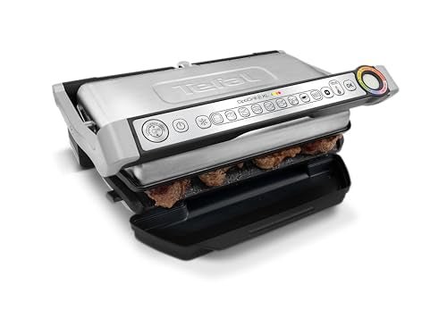 41Xqoafgb_L-1.jpg Tefal GC722D40 Optigrill Plus X-Large Grill with 9 Automatic Settings and Cooking Sensor - Image 1