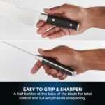 Ninja Foodi StaySharp Knife Block with Integrated Sharpener; 5 Knives and Scissors (1 pair), Sharp 6-Piece Knife Set - Image 2