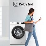 Freestanding Front Load Washing Machine – 6kg, Inverter Motor, 15 Programs, Quick & Steam Wash, 1200 RPM, White, Energy Class C - Image 4