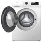 Freestanding Front Load Washing Machine – 6kg, Inverter Motor, 15 Programs, Quick & Steam Wash, 1200 RPM, White, Energy Class C - Image 5