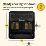 Cuisinart Tri Zone 13.6L Air Fryer & Oven | PFAS-Free | XXXL capacity | 3 Independent Cooking Zones - Image 2