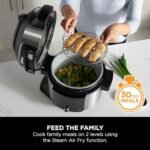 Ninja Foodi 11-in-1 SmartLid Multi-Cooker, 6L, Electric Pressure Cooker & Air Fryer, Layer Mains & Sides with Reversible Rack - Image 5
