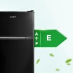COMFEE' RCT87BL2(E) Under Counter Fridge Freezer, 87L Double Door Small Fridge Freezer with Light - Image 4