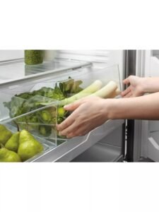 569L French Door Freestanding Fridge Freezer, Stainless Steel, Frost Free, E Energy Rating - Image 5