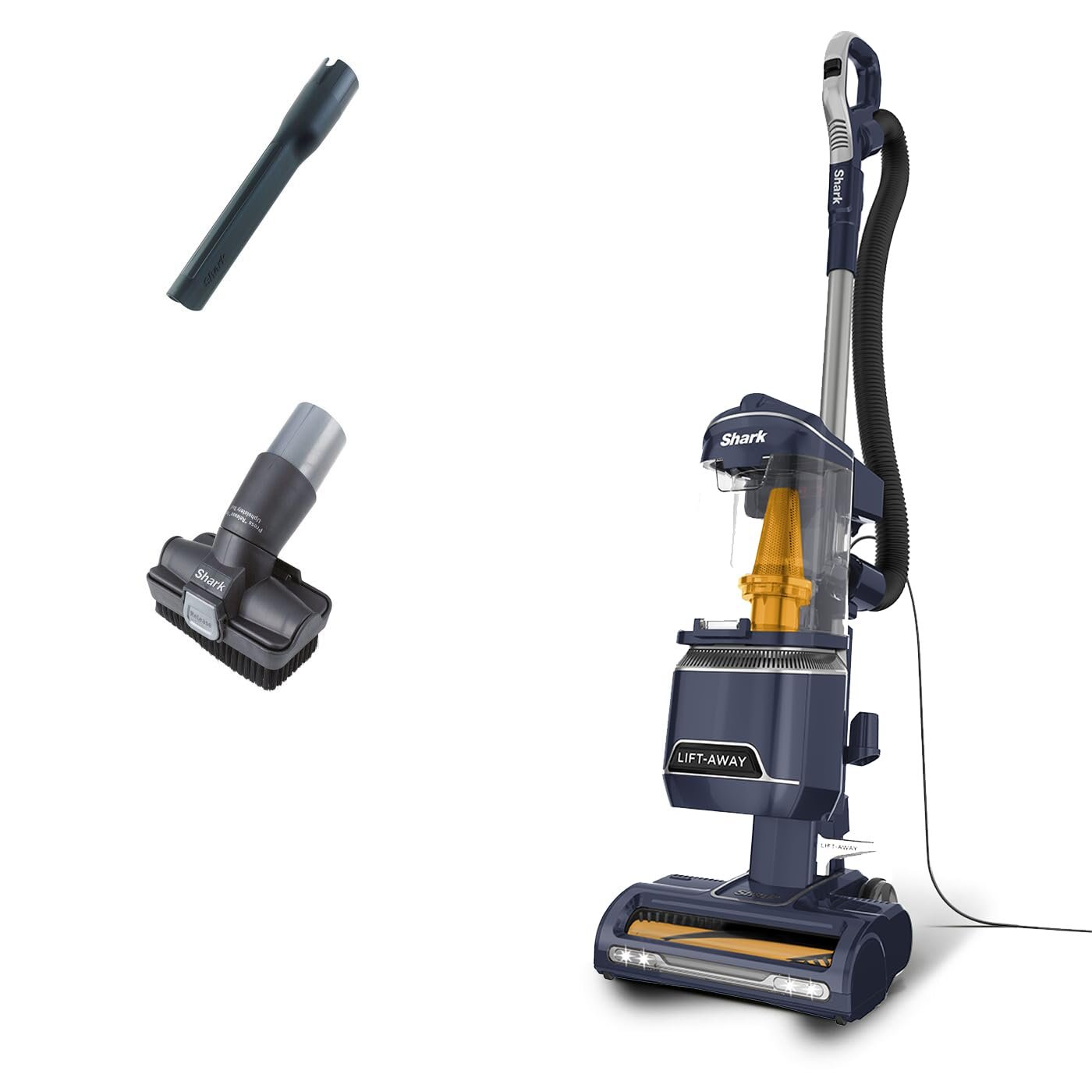 61MA3jMTJ2L-1.jpg Shark Corded Upright Vacuum Cleaner 1.1L with Anti Hair Wrap Technology, LED Headlights, Lift-Away - Image 1