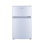 Cookology UCFF87SL 47cm Freestanding under counter Small Fridge Freezer in Silver