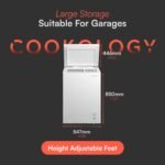 Cookology CCFZ99WH Freestanding Chest Freezer in White - 99 Litre Capacity - Suitable for Outbuildings - Image 5