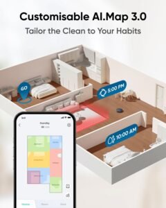 X10 Pro Omni Robot Vacuum & Mop, All-in-One Station, 8000Pa Suction, Dual Mops, AI Obstacle Avoidance, Auto Wash/Dry/Empty/Refill - Image 2