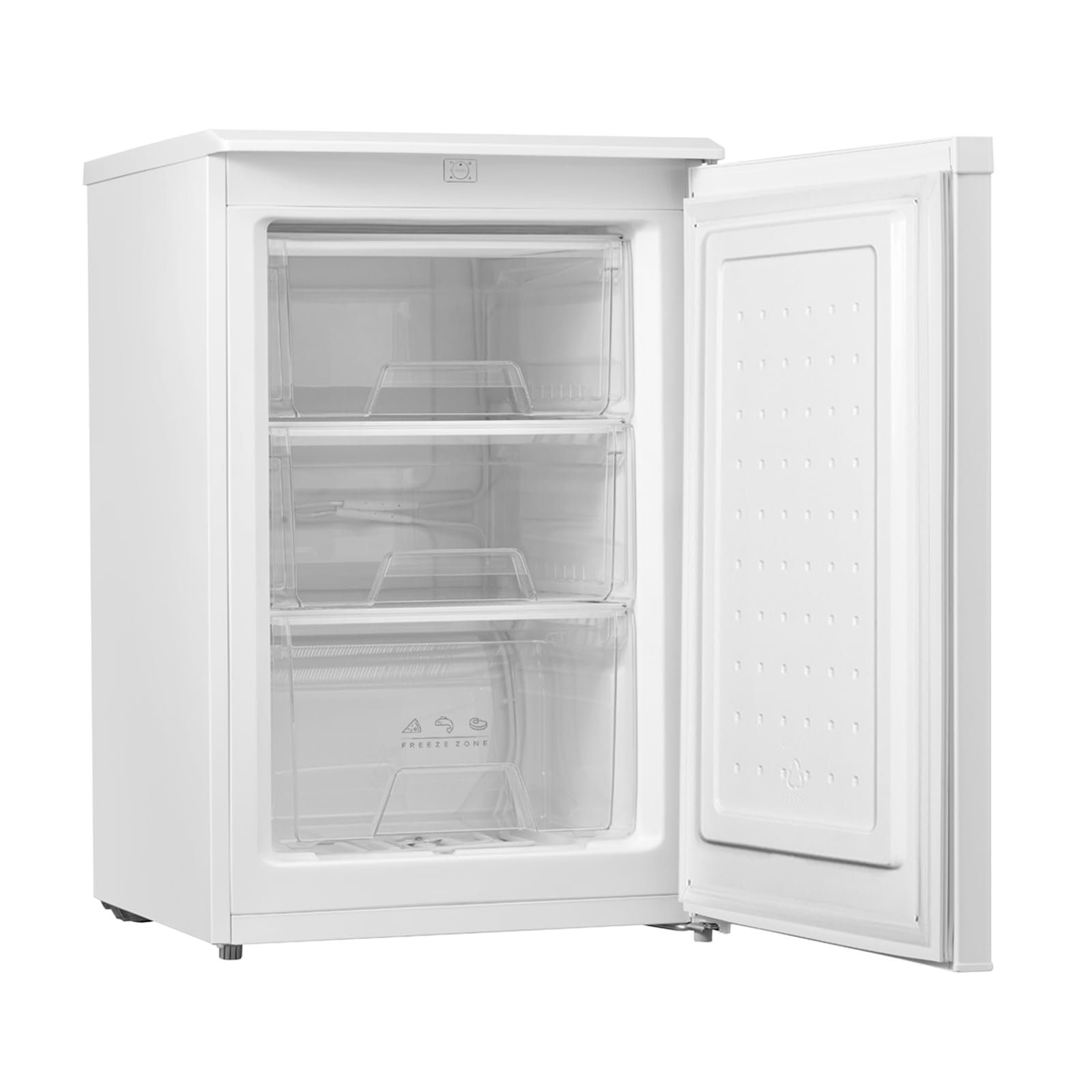 61jUynjj98L-1.jpg COMFEE' RCU83WH2(E) 88L Freestanding Under Counter Freezer, 55cm Wide, Reversible Door - Image 1