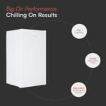 Cookology UCIF93WH Freestanding under counter Fridge in White - 93 Litre Capacity - Image 5
