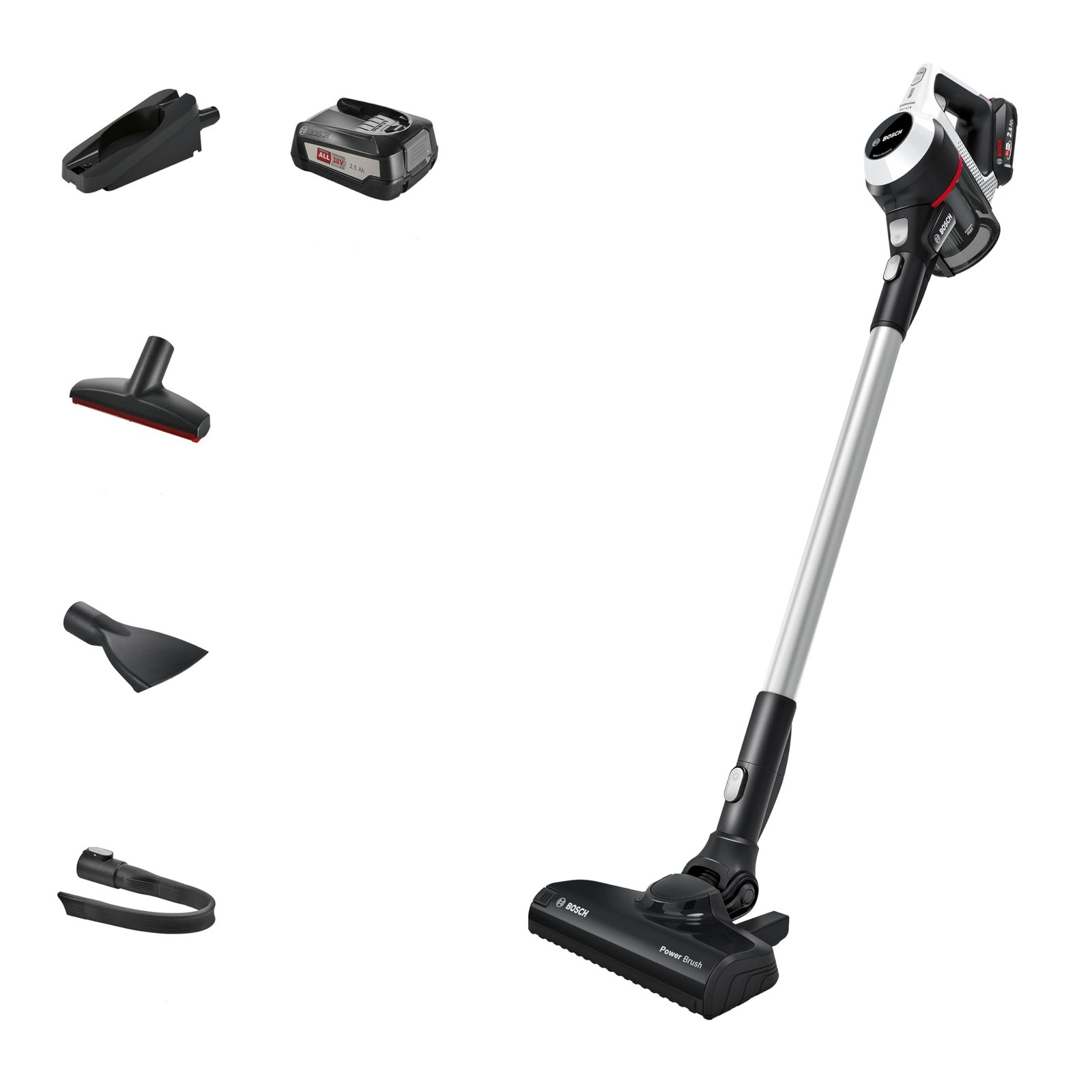 61nxL9_pnfL-1.jpg Bosch BCS612GB Unlimited 6 ProHome Cordless Stick Vacuum Cleaner, Ultra Lightweight Design - Image 1
