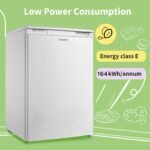 COMFEE' RCU83WH2(E) 88L Freestanding Under Counter Freezer, 55cm Wide, Reversible Door - Image 5