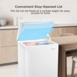 COMFEE' RCC102WH2UK(E) 99L Freestanding Chest Freezer, with Freezing and Refrigeration Conversion - Image 5