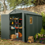Darwin 6x8ft Shed Green - Image 2