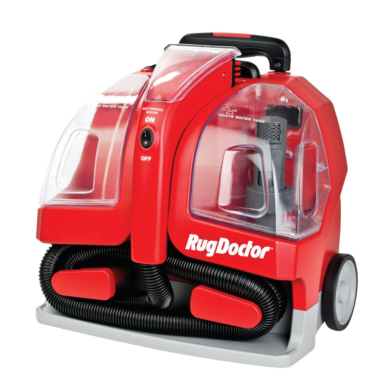 714TFalsutL-1.jpg Rug Doctor 93306 Portable Spot Cleaner, Plastic, 1100 W, 1.9 liters, Red/Black - Image 1