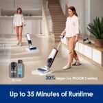 Tineco iFLOOR 5 Breeze Complete Wet Dry Vacuum Cordless Floor Washer, One-Step Cleaning for Hard Floors - Image 4