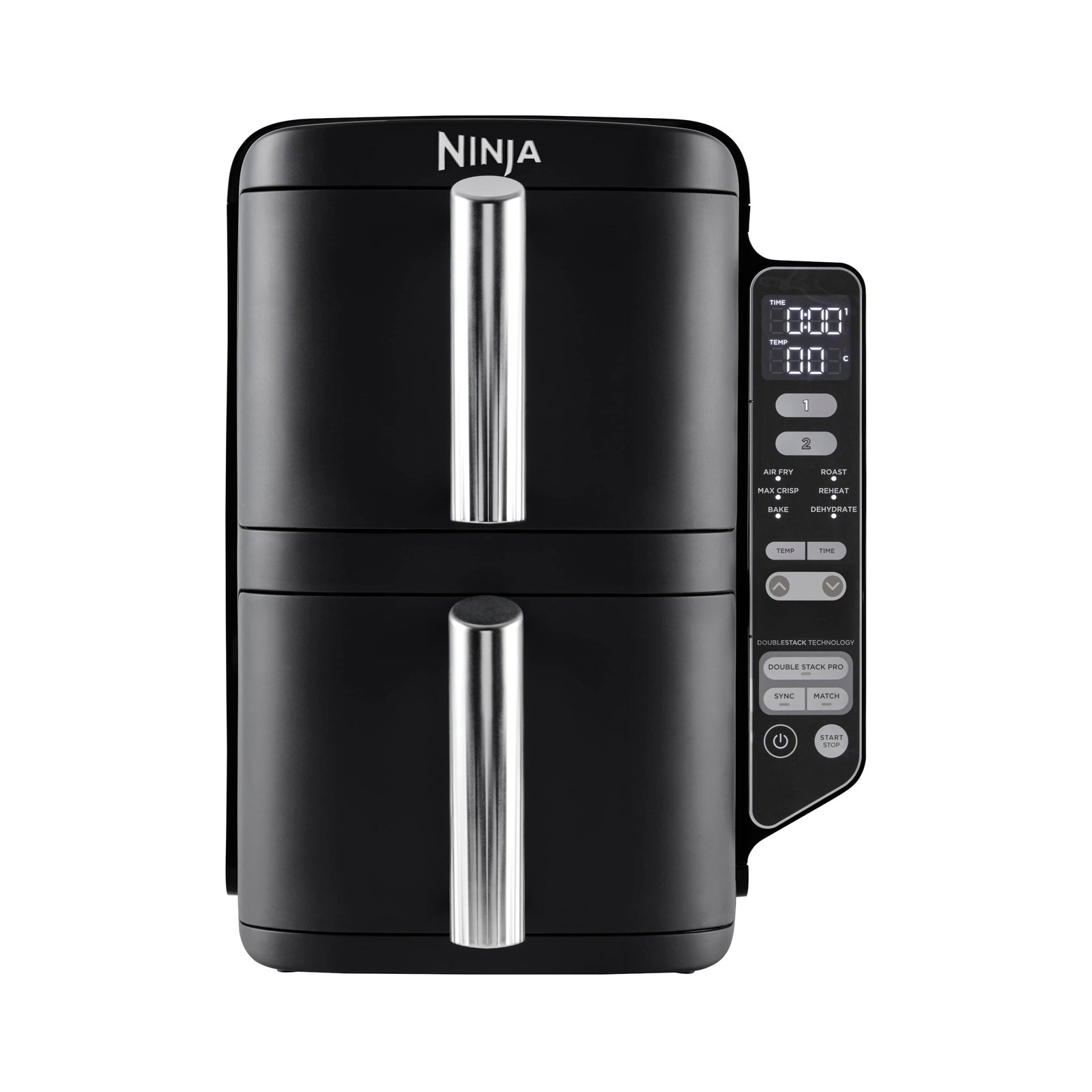 71Olbki5uwL-1.jpg Ninja Double Stack Air Fryer, Vertical Dual Drawer Air Fryer with 4 cooking levels, 2 Drawers and 2 Racks - Image 1