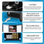 COMFEE' RCZ99BG2(E) Under Counter Beer & Drinks Fridge-93L Capacity,Holds up to 115 Cans - Image 5