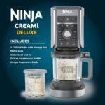 Ninja CREAMi Deluxe Ice Cream Maker & Frozen Dessert Maker with 3 Tubs, 10 Functions, Makes Ice Cream, - Image 2
