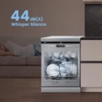 COMFEE' Freestanding Dishwasher FD1435E-X with 14 place settings, Full Size, Whisper Quiet 44dB - Image 5