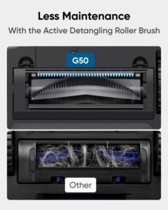 eufy G50 Robot Vacuum Cleaner with 4,000 Pa Strong Suction, Pro-Detangle Comb, Roller Brush - Image 4