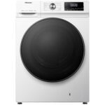 Freestanding Front Load Washing Machine – 10kg, 1400 RPM, Inverter Motor, Quick Wash, Steam Wash, White, Energy Class A