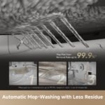 Dreame X50 Ultra Complete Robot Vacuum and Mop, 20,000Pa Suction, 6 cm Obstacle Clearance, Hot Water Mop Cleaning, White - Image 4