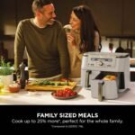 Ninja MAX Dual Zone Digital Air Fryer, 2 Drawers, 9.5L, 6-in-1, Uses No Oil, Air Fry, Max Crisp - Image 5