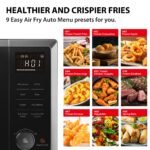 TOSHIBA Air Fry Auto Menu Combo 5-IN-1 26L Countertop Microwave Oven, Broil, Bake, Combi - Image 4