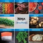 Ninja Foodi StaySharp Knife Block with Integrated Sharpener; 5 Knives and Scissors (1 pair), Sharp 6-Piece Knife Set - Image 5
