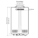 NHW700-199AE - Non-Condensing Tankless Water Heater - Outdoor, 199,000 BTU - Image 3