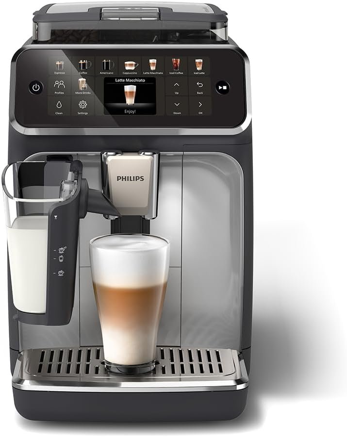 Philips 5400 Series LatteGo Bean-to-Cup Coffee Machine (EP5446/70)