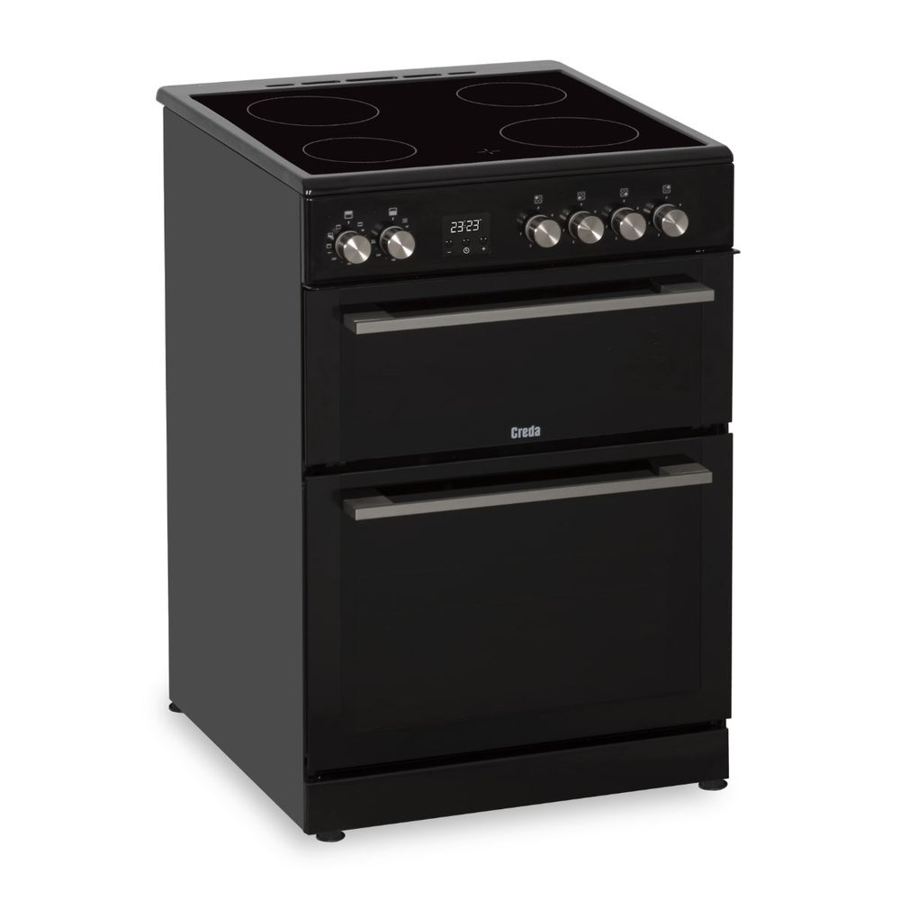 Creda C60CDOBL 60cm Freestanding Ceramic Double Oven Cooker