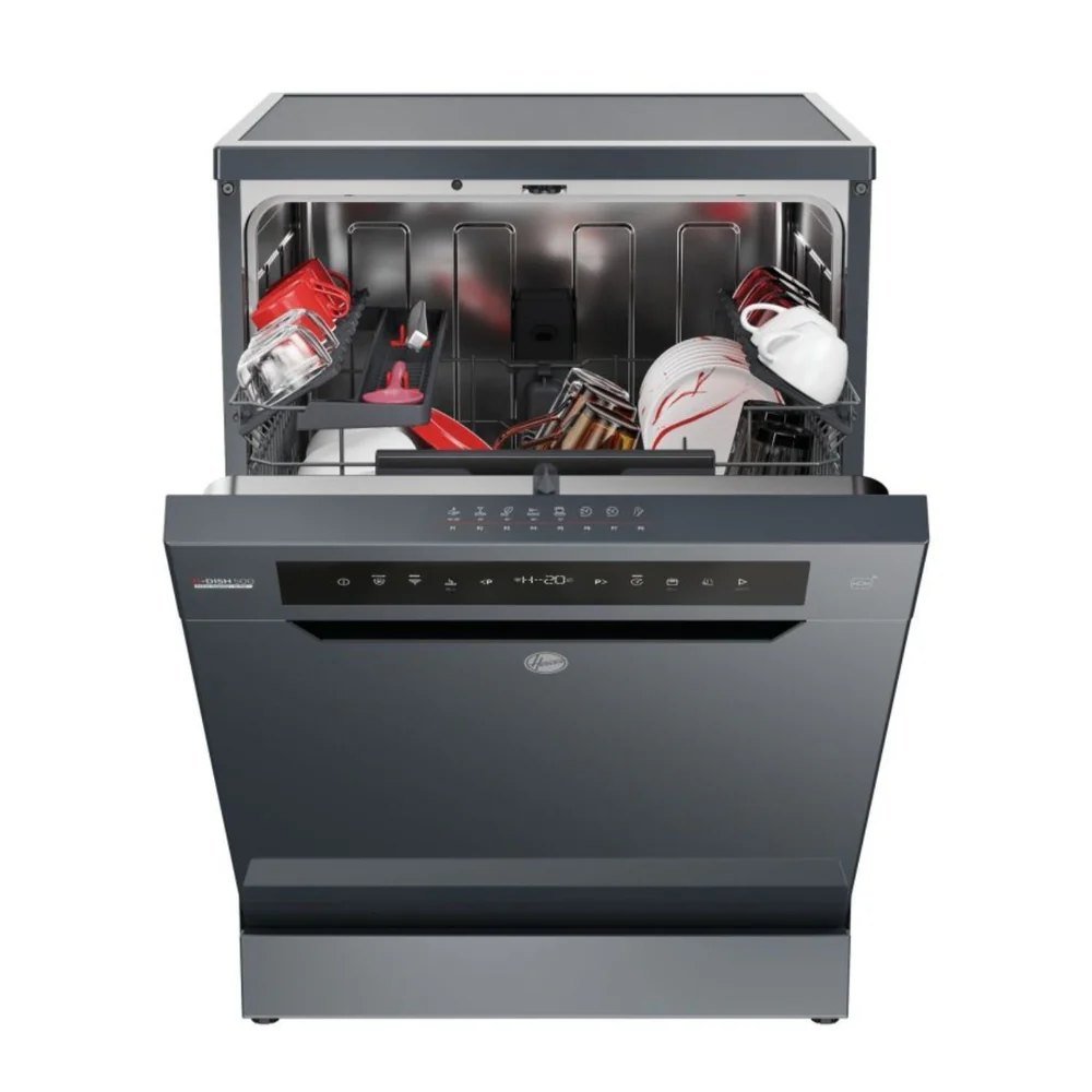 Hoover HF 4C7L0A-80 β Anthracite 14 Place Dishwasher β Freestanding