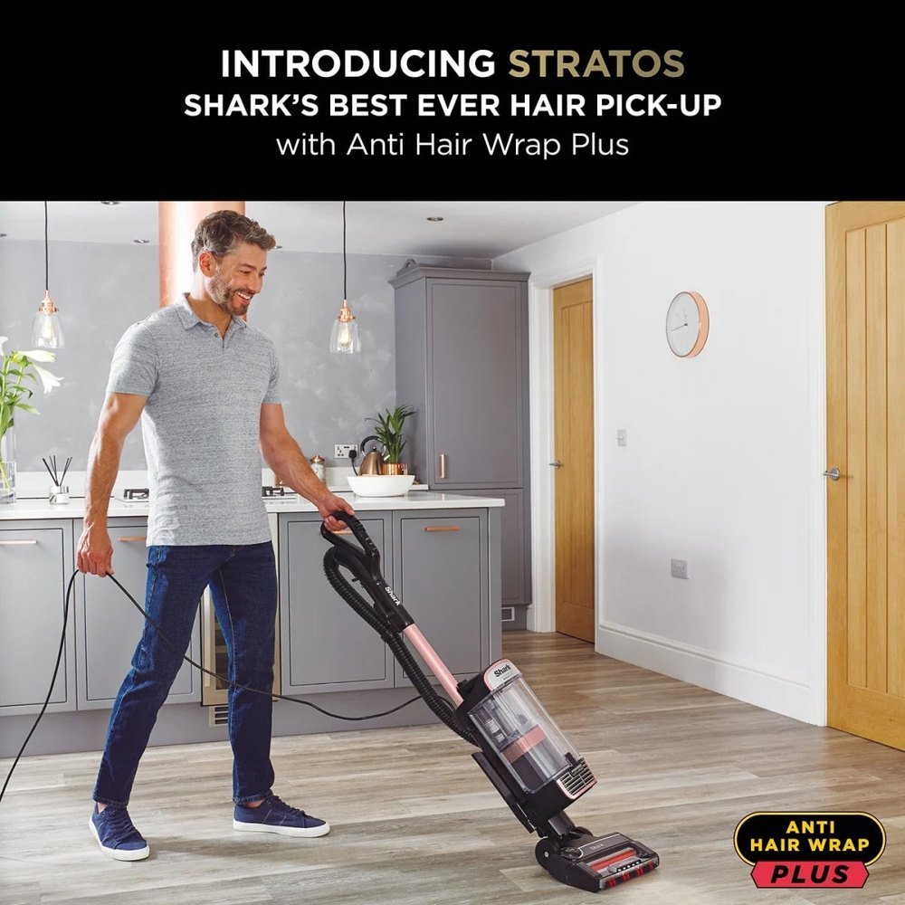 Shark Stratos Pet Pro Anti Hair Wrap Plus Anti-Odour Upright Vacuum