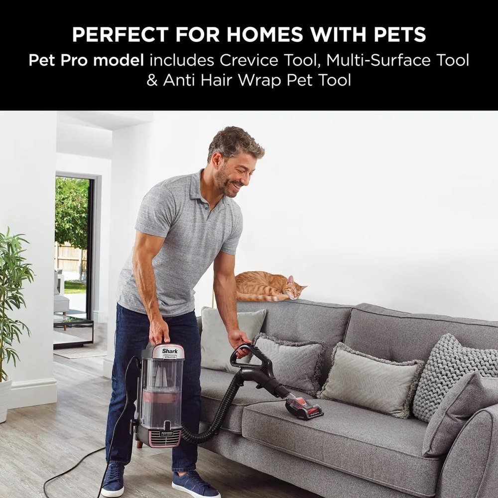 Shark Stratos Pet Pro Anti Hair Wrap Plus Anti-Odour Upright Vacuum