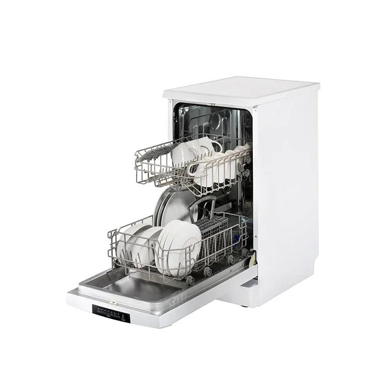 Teknix TFD455W, 9pl Slimline Freestanding Dishwasher, White